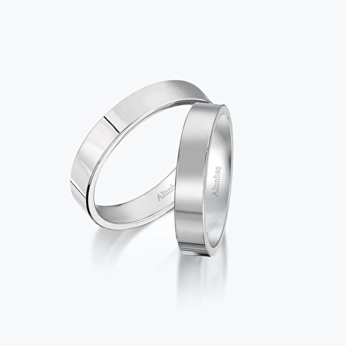 Beyaz Altın İkili Alyans