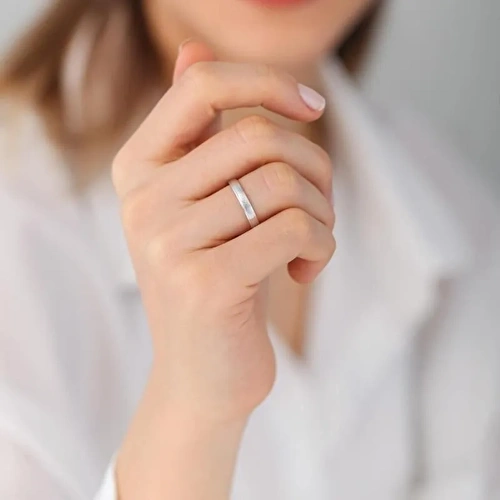 Pırlantalı Altın İkili Alyans