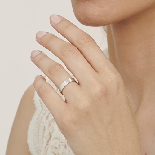 Pırlantalı Altın İkili Alyans