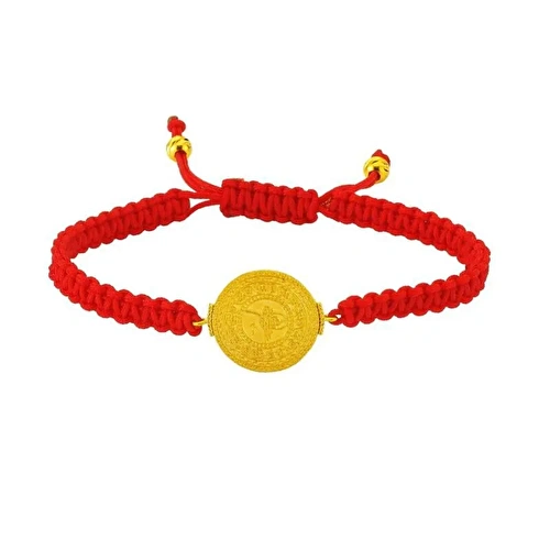 22 Ayar Altın Tuğralı Bileklik