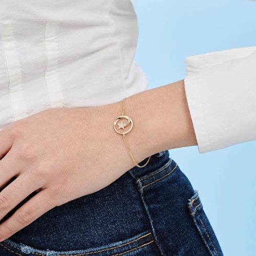 Altın Yıldız Bileklik