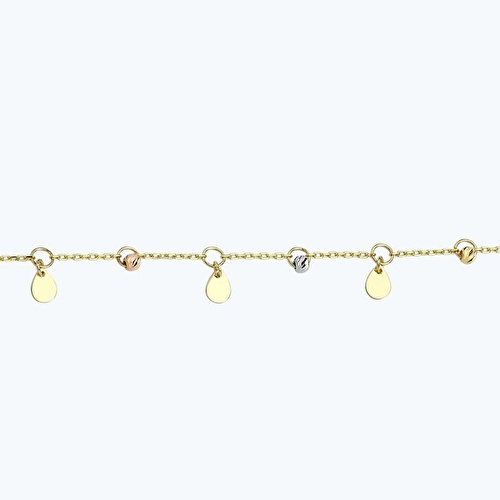 Altın Sallantılı Pul Halhal