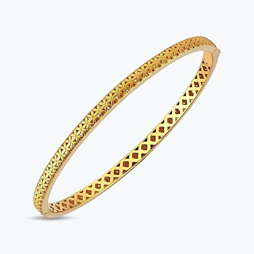 22 Ayar Altın Yaşam Çiçeği Bilezik