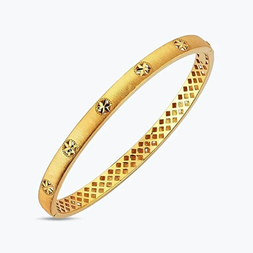 22 Ayar Altın Yaşam Çiçeği Bilezik