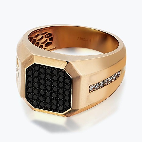 0.64 Karat Pırlanta Erkek Yüzük