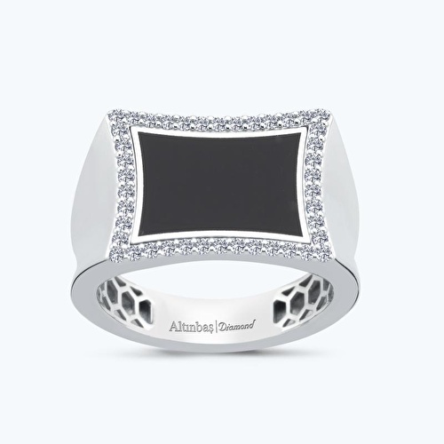 0.42 Karat Pırlanta Erkek Yüzük
