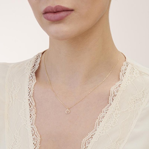 Altın Burç Terazi Kolye