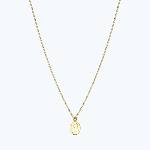 Altın Burç Terazi Kolye