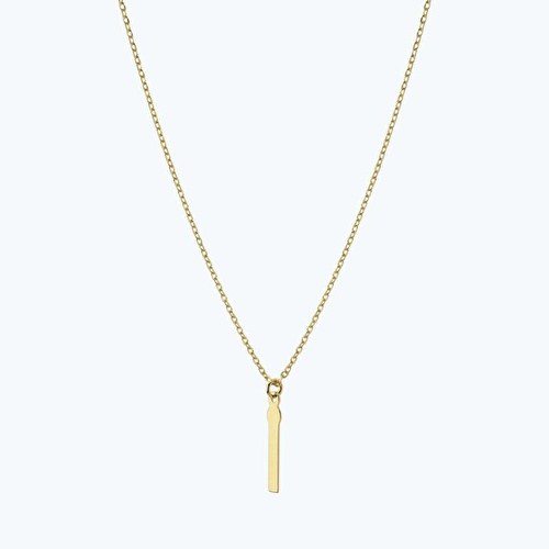 Altın İ Harfi Kolye