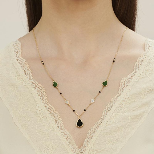 Altın Tesir Kiswa Kolye