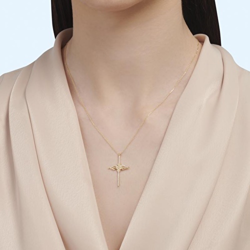 Altın Kanat Sonsuzluk Kolye