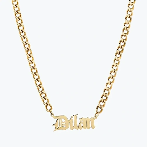 Altın İsimli Kolye