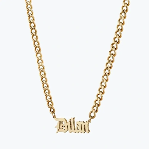 Altın İsimli Kolye