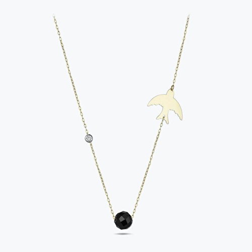 Pırlanta Kırlangıç Kolye