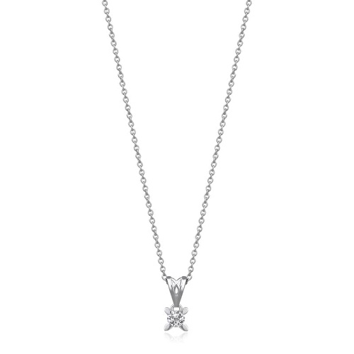 0.07 Karat Pırlanta Tektaş Kolye