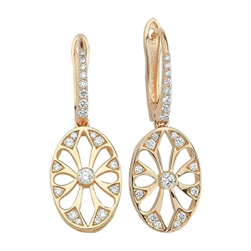 0.33 Karat Pırlanta Küpe