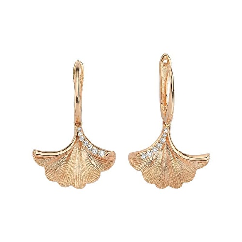 0.07 Karat Pırlanta Bin Hayat Küpe