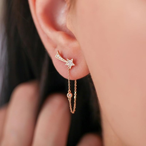 0.10 Karat Pırlanta All Eyes On You Küpe