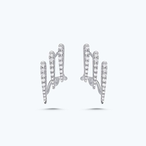 0.40 Karat Pırlanta Küpe