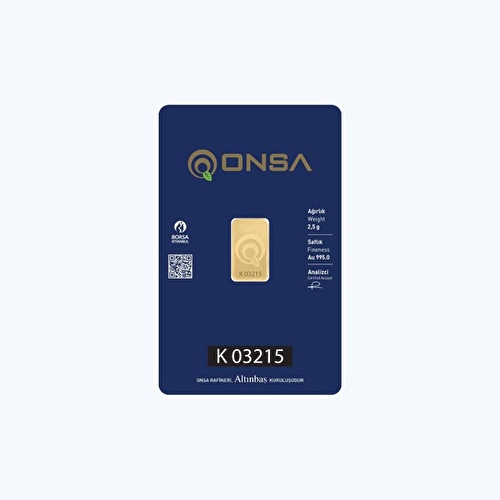 ONSA 24 Ayar 2.5 Gram Altın