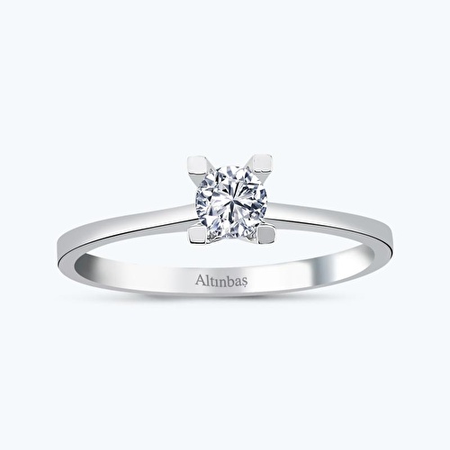 Altın Tektaş Yüzük