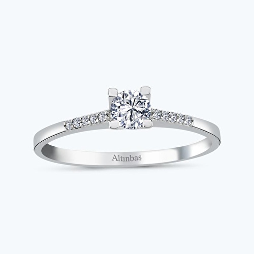 Altın Tektaş Yüzük