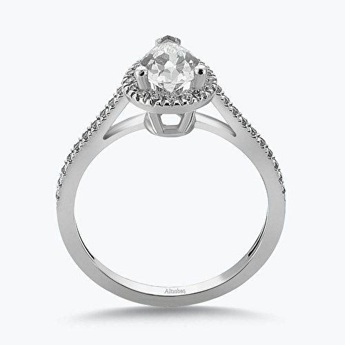 Altın Damla Tektaş Yüzük