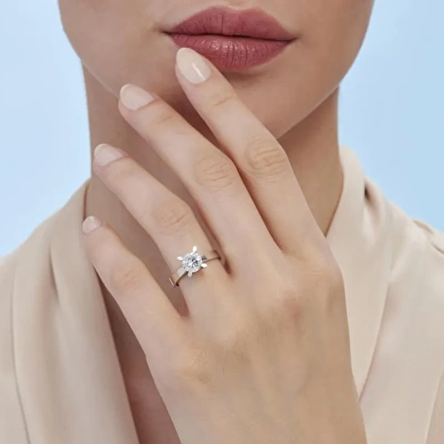 Altın Tektaş Yüzük