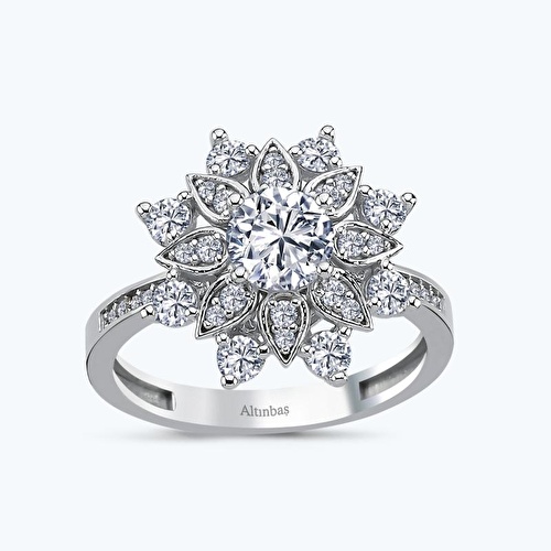 Altın Çiçek Yüzük