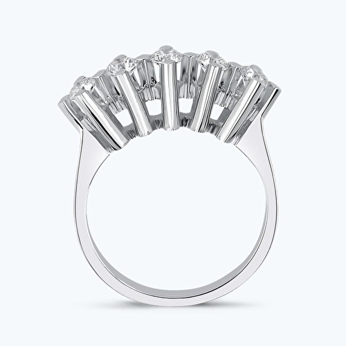 0.74 Karat Pırlanta Beştaş Yüzük