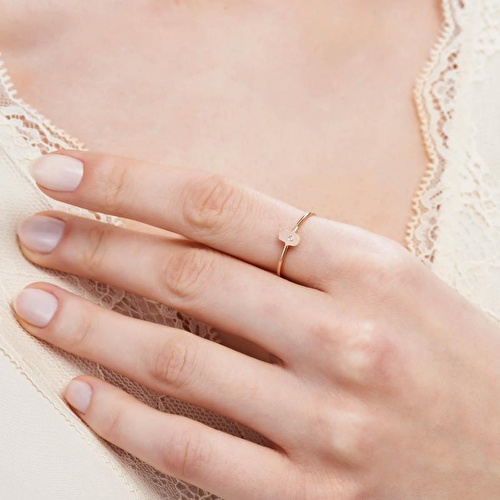 0.01 Karat Pırlanta Fatma Ana Eli Yüzük