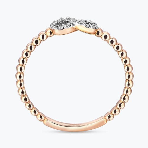 0.04 Karat Pırlanta Sonsuzluk Yüzük