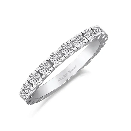 0.11 Karat Pırlanta Tamtur Yüzük