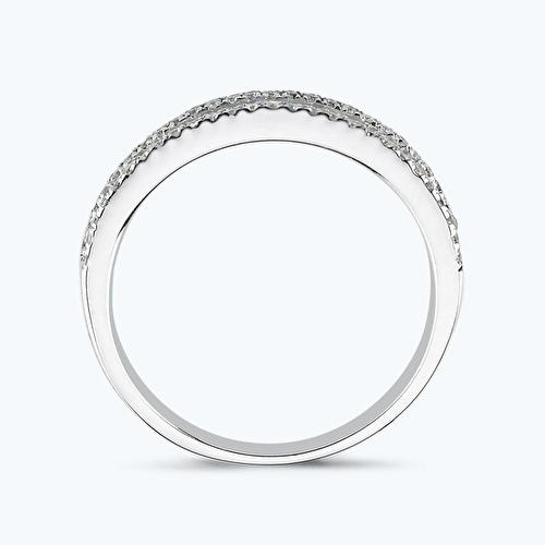 0.43 Karat Pırlanta Yarımtur Yüzük