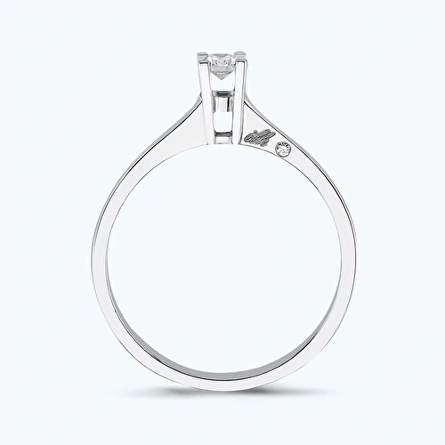 0.21 Karat Pırlanta Tektaş Yüzük