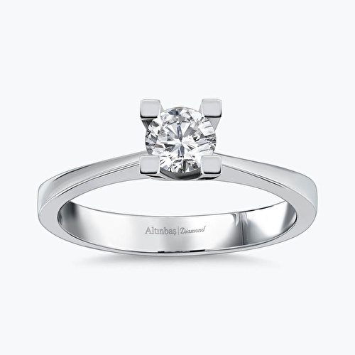 0.40 Karat Pırlanta Tektaş Yüzük