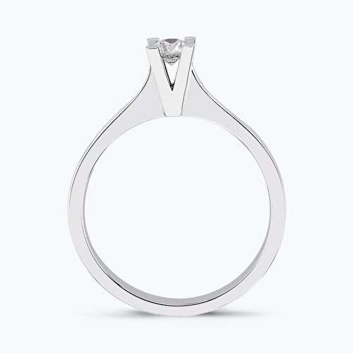 0.10 Karat Pırlanta Tektaş Yüzük