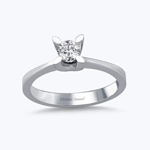 0.31 Karat Pırlanta Tektaş Yüzük