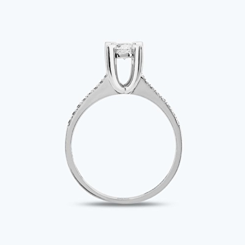 0.38 Karat Pırlanta Tektaş Yüzük