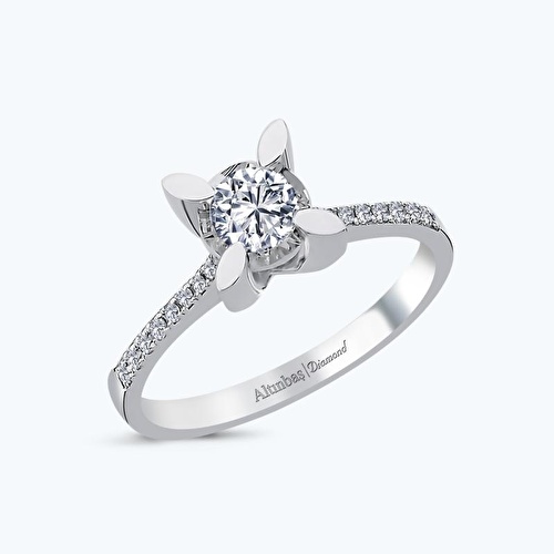 0.49 Karat Pırlanta Tektaş Yüzük