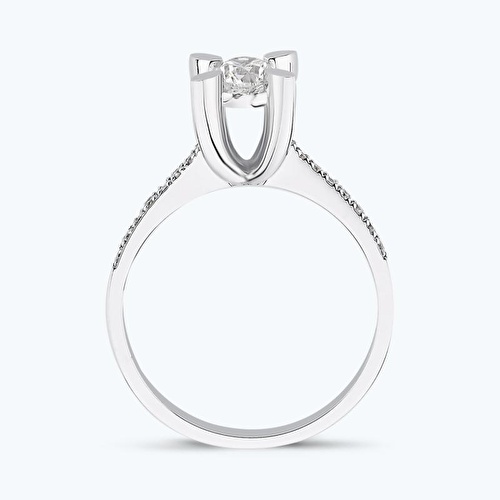 0.49 Karat Pırlanta Tektaş Yüzük