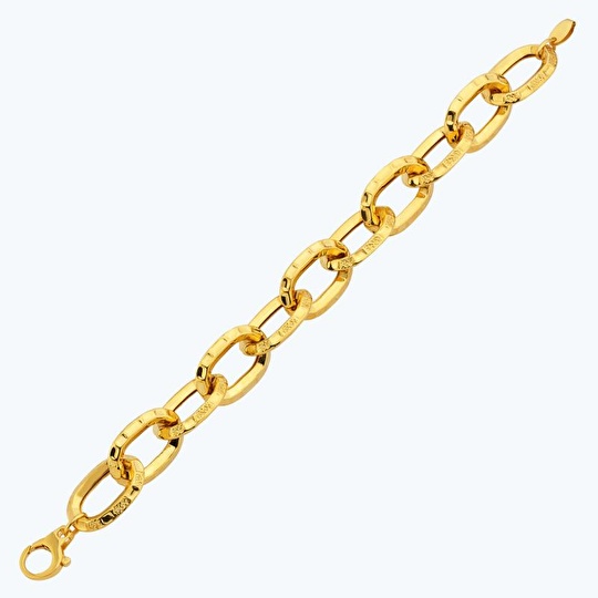 22 Ayar Altın Zincir Bileklik