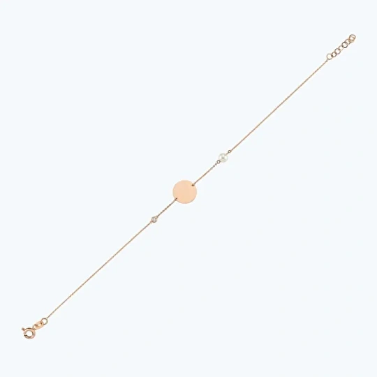 Pırlanta İncili Bileklik