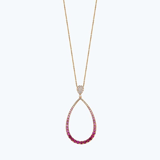 Pırlanta Yakut Kolye