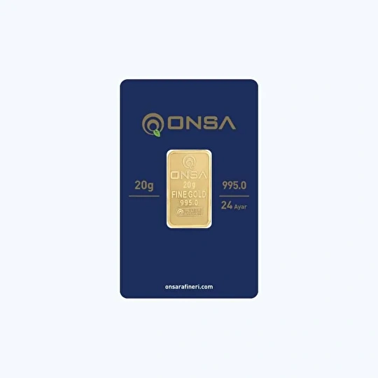 ONSA 24 Ayar 20 Gram Altın