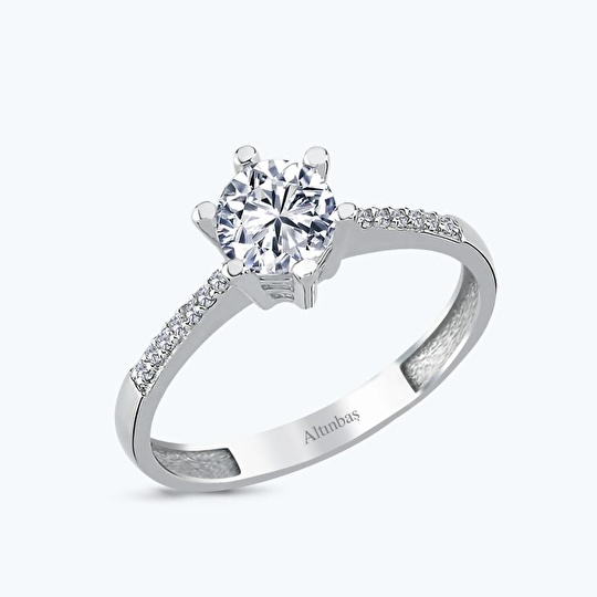 Altın Tektaş Yüzük