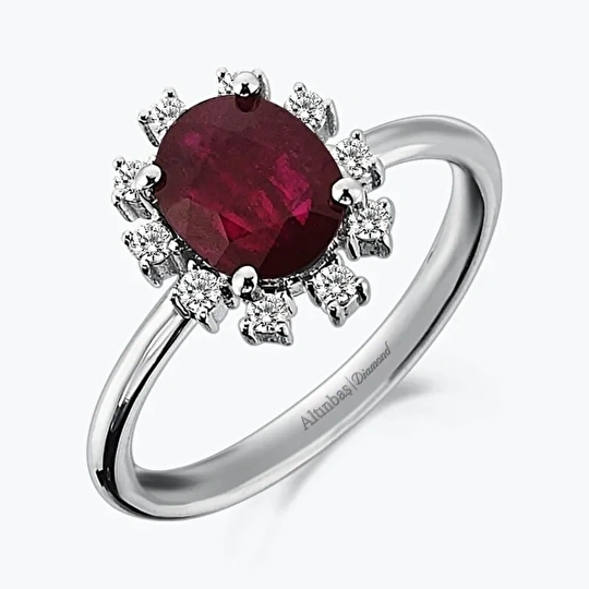 Pırlanta Yakut Yüzük