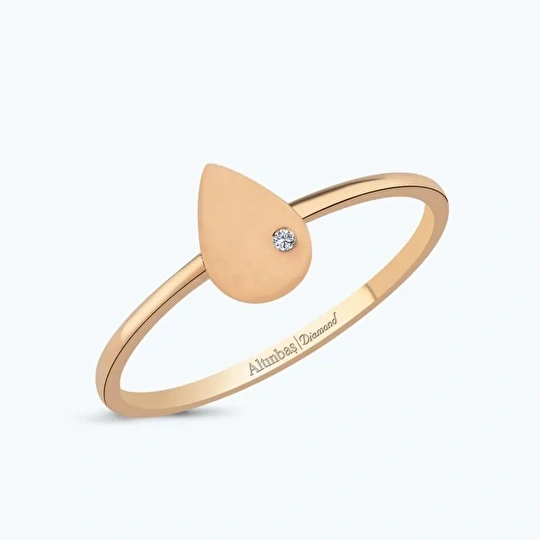 Pırlanta Damla Yüzük