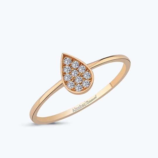 Pırlanta Damla Yüzük