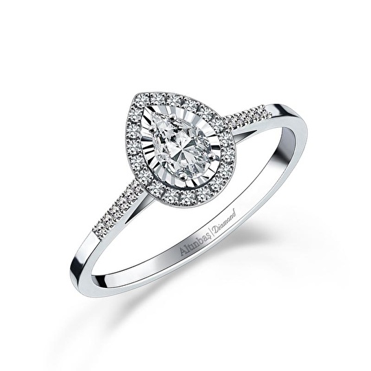 Pırlanta Damla Yüzük